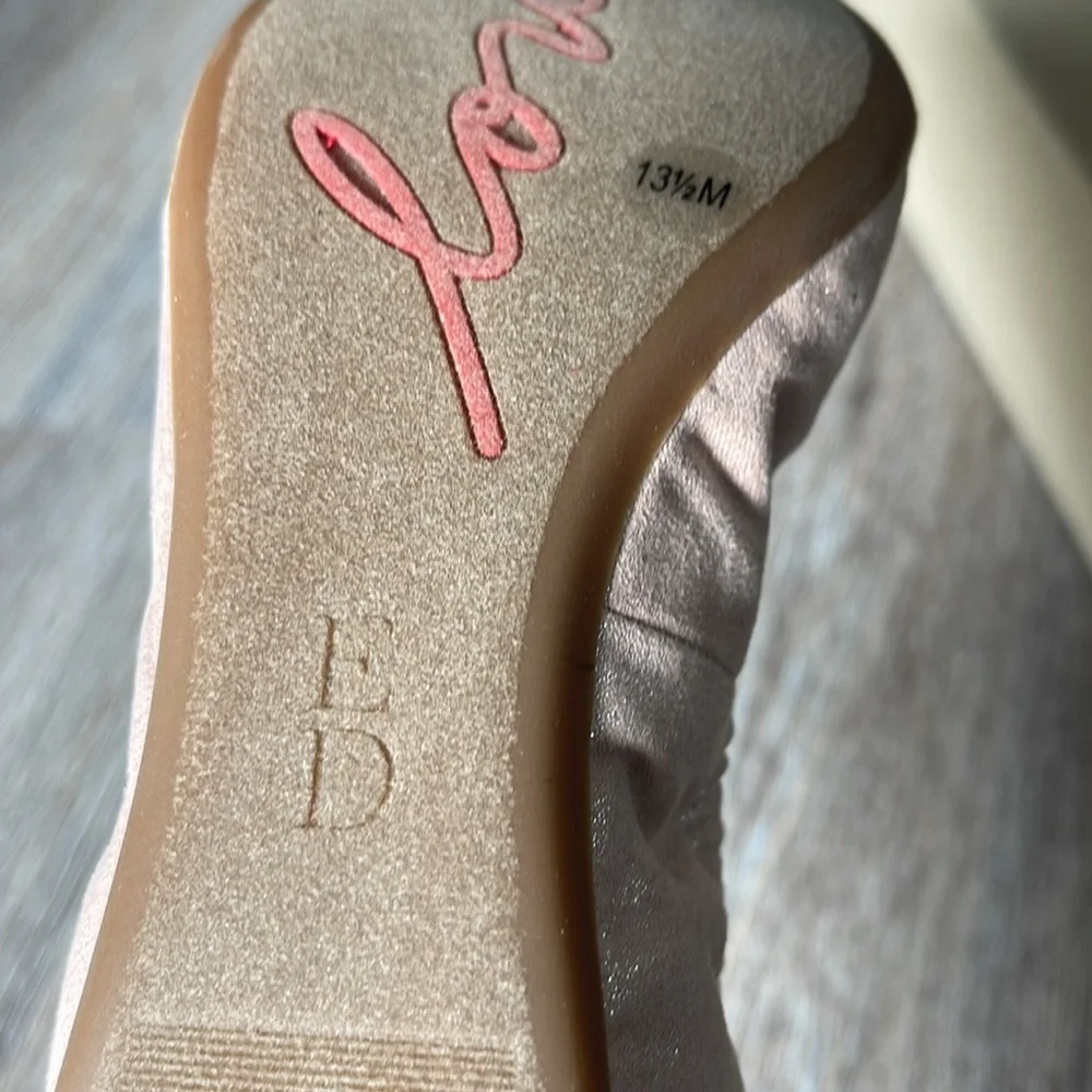 ED Ellen Degeneres Langlee Pink Ballet Flats Size 13 Medium